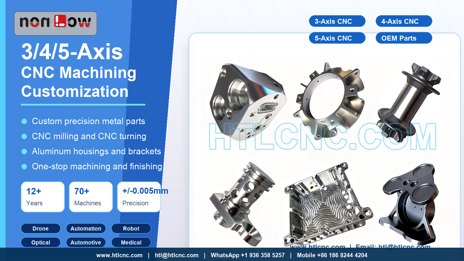 Choosing 3-Axis, 4-Axis or 5-Axis CNC Machining for Custom Parts