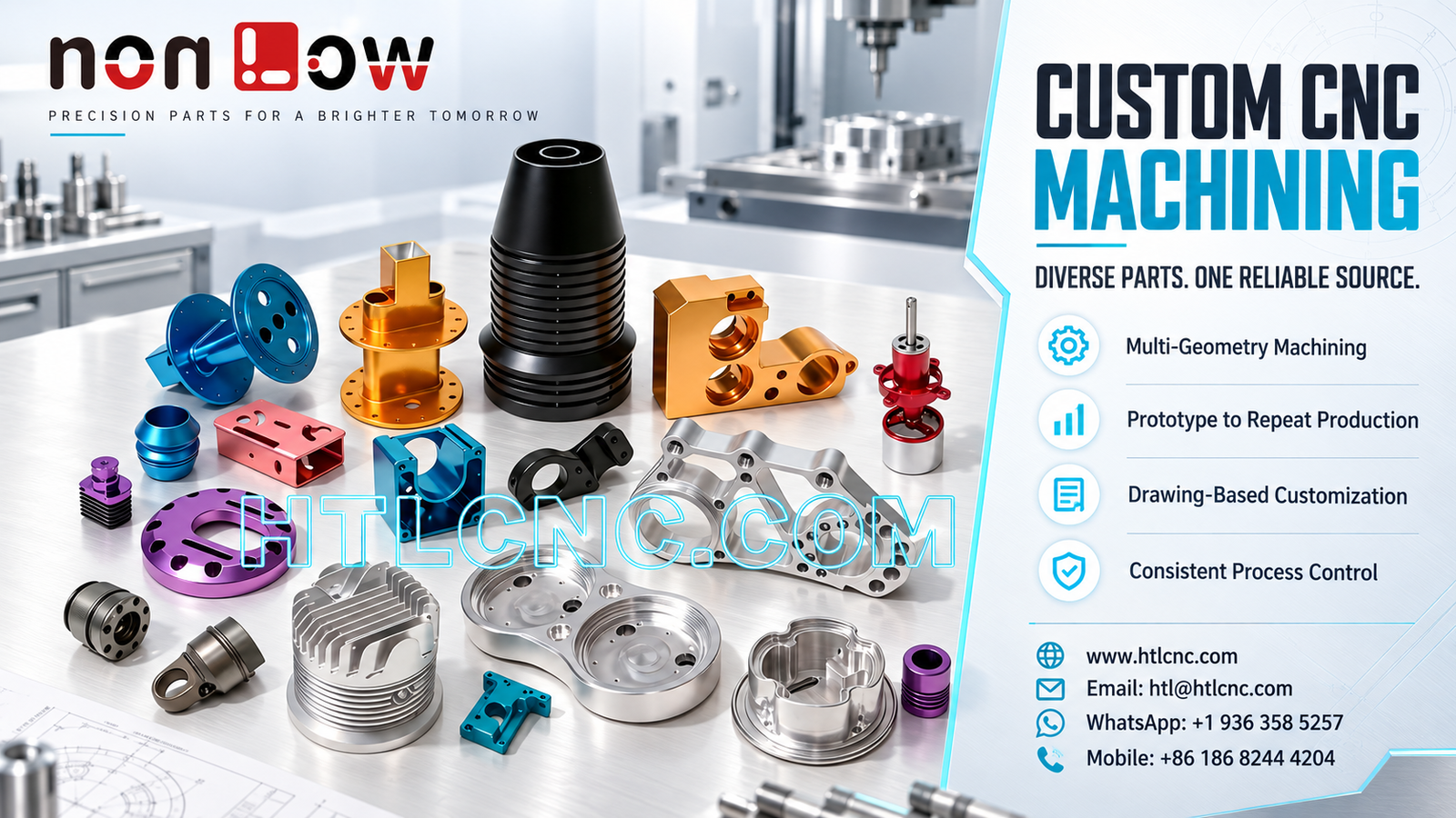 Custom CNC Machining for Diverse Part Geometries and OEM Programs