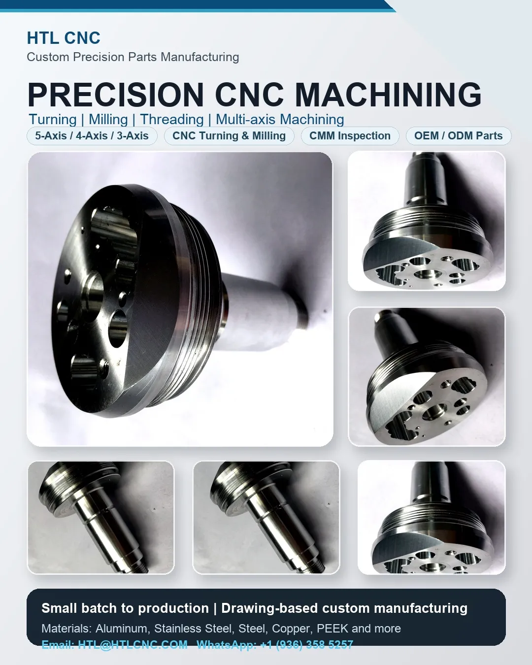 HTL CNC Supports Turning and M