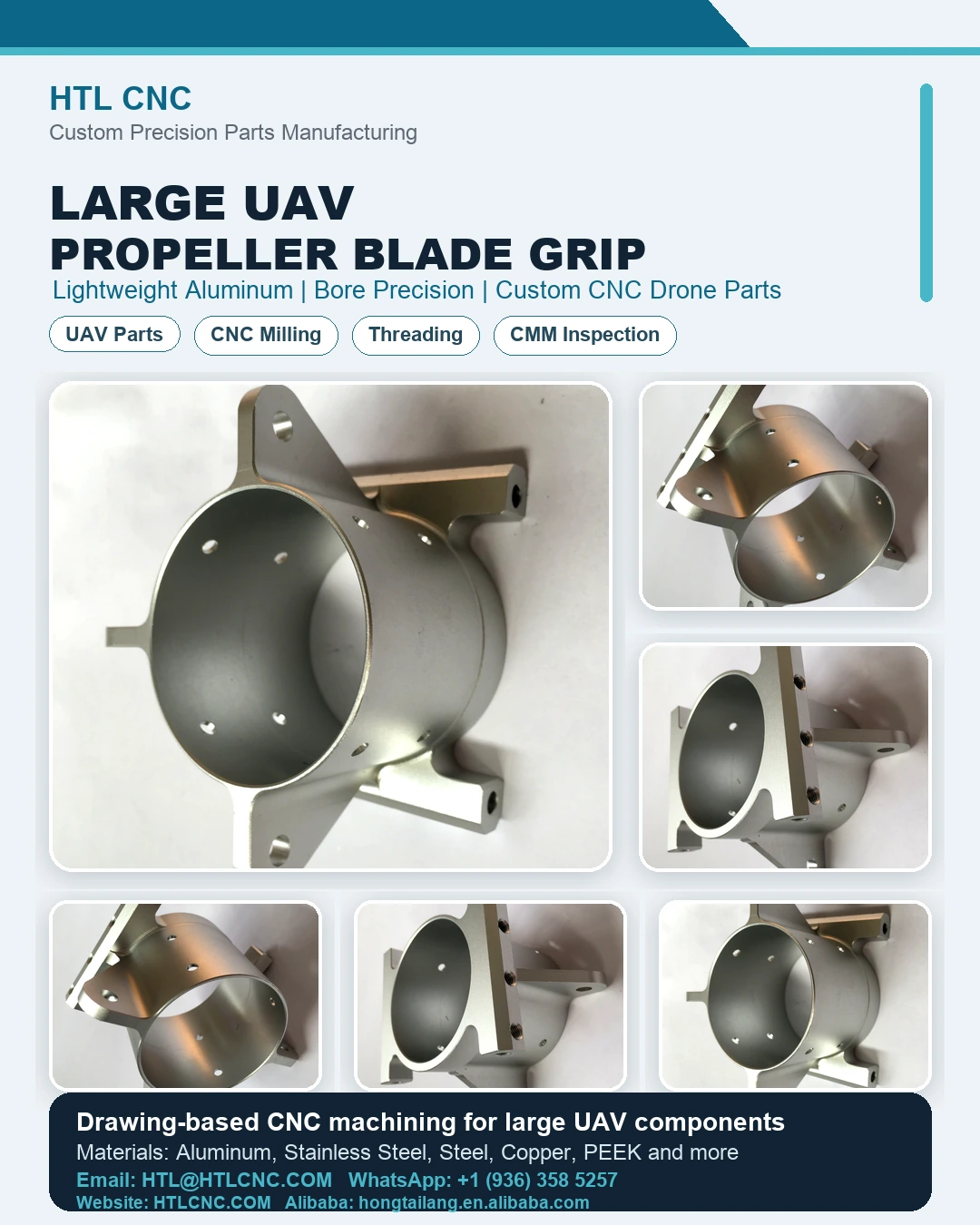 Large UAV Propeller Blade Grip